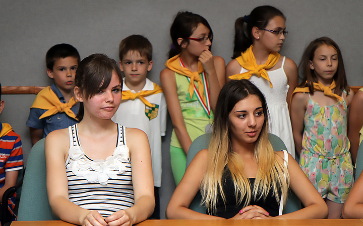 Május és június legkiválóbb diákjai - fotó: Sándor Judit