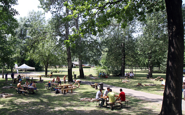 Megnyitott a kemping - fotó: Sándor Judit