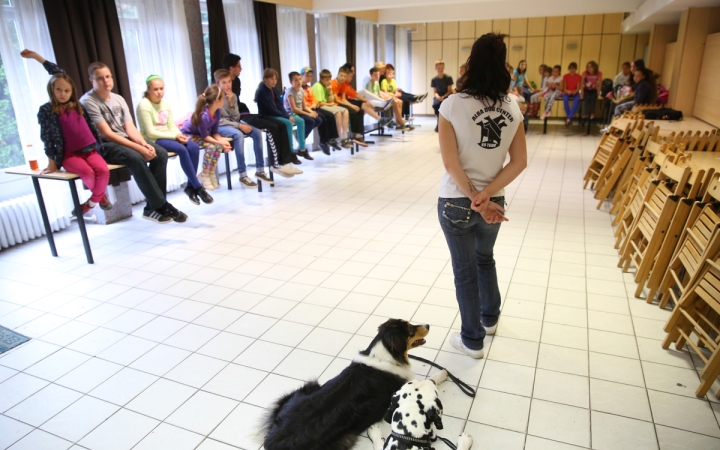 Felelős állattartás előadás a gyerekeknek - fotó: Ónodi Zoltán