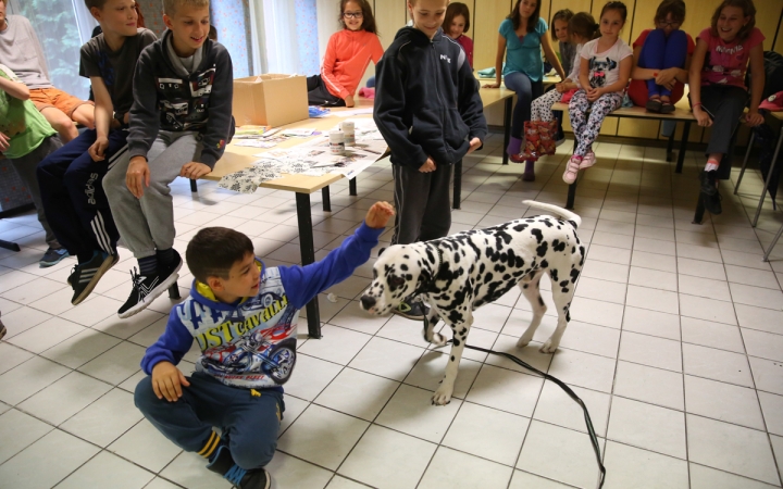 Felelős állattartás előadás a gyerekeknek - fotó: Ónodi Zoltán