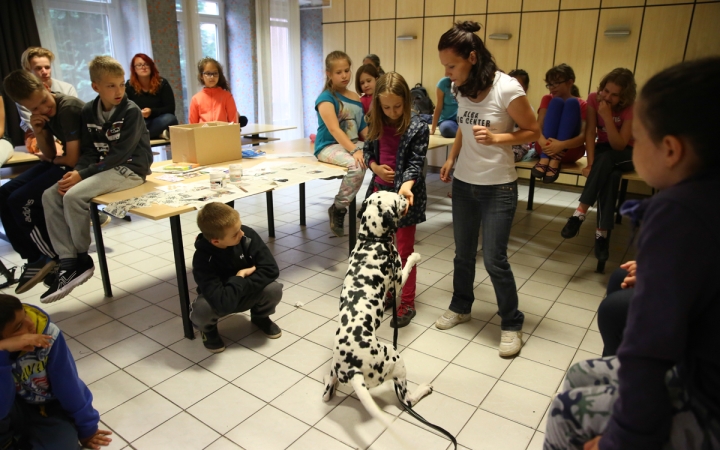 Felelős állattartás előadás a gyerekeknek - fotó: Ónodi Zoltán