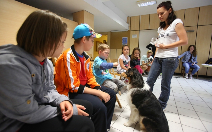 Felelős állattartás előadás a gyerekeknek - fotó: Ónodi Zoltán