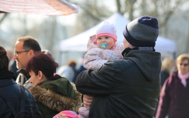 Februári forgatag a Szalki-szigeten - fotó: 