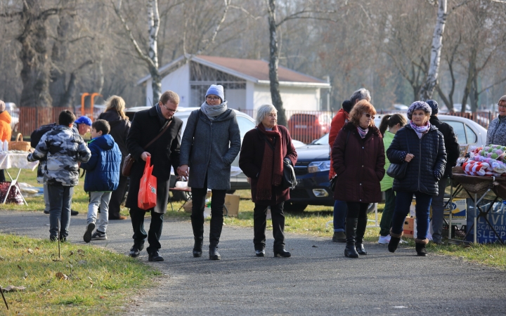 Februári forgatag a Szalki-szigeten - fotó: 