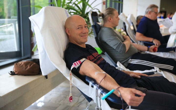 Sportolói Véradás Rekordkísérlettel - fotó: 