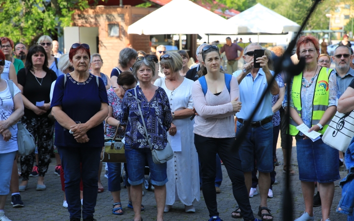 Demonstráció a státusztörvény ellen - fotó: 