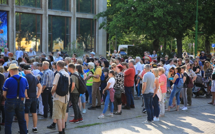 Demonstráció a státusztörvény ellen - fotó: 