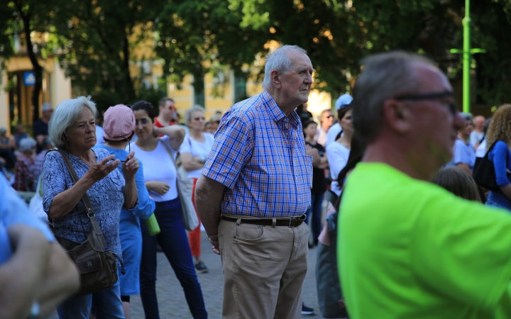 Demonstráció a státusztörvény ellen - fotó: 