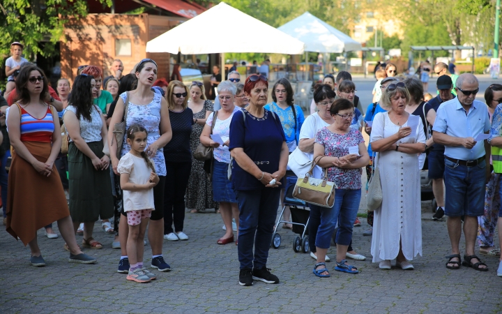 Demonstráció a státusztörvény ellen - fotó: 