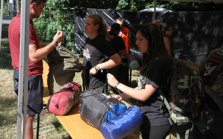 Rockmaraton: Beköltözés és előkészületek - fotó: Ónodi Zoltán
