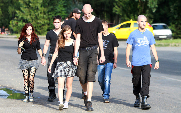 A Rockmaraton képekben - első nap. Omen, Rómaó Vérzik, Kovbojok, Baracka - fotó: Sándor Judit