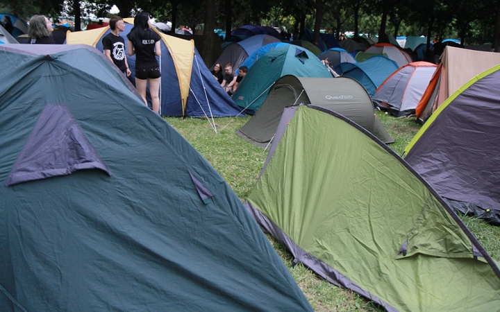 A Rockmaraton képekben - első nap. Omen, Rómaó Vérzik, Kovbojok, Baracka - fotó: Sándor Judit