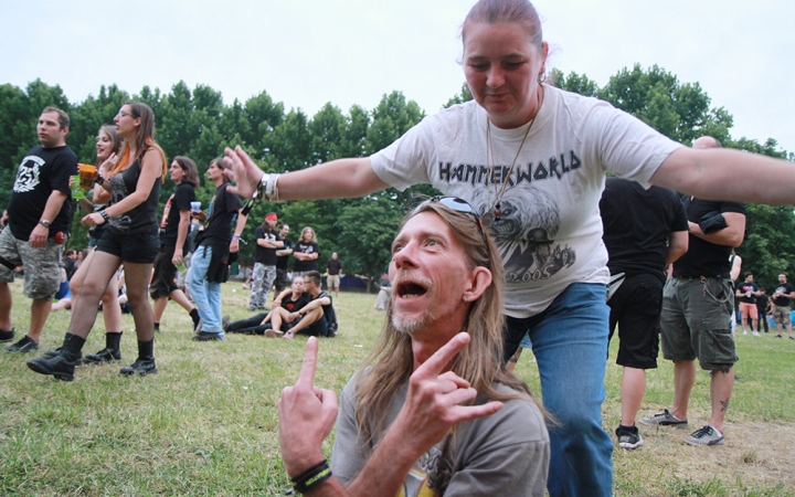 A Rockmaraton képekben - első nap. Omen, Rómaó Vérzik, Kovbojok, Baracka - fotó: Sándor Judit