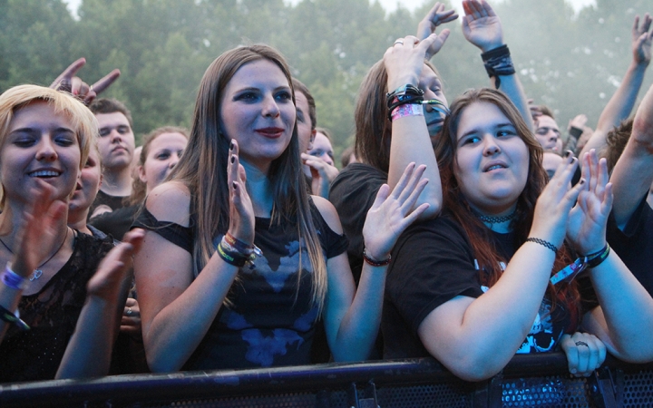 A Rockmaraton képekben - első nap. Omen, Rómaó Vérzik, Kovbojok, Baracka - fotó: Sándor Judit