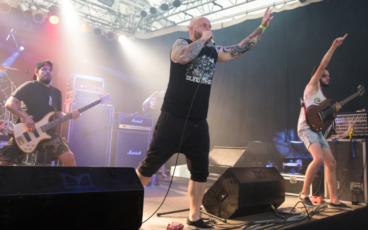 A Rockmaraton képekben - második nap, Nuclear Assault, Moby Dick, Agnostic Front - fotó: Ónodi Zoltán