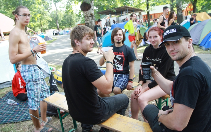 A Rockmaraton képekben- ébredés - fotó: Sándor Judit