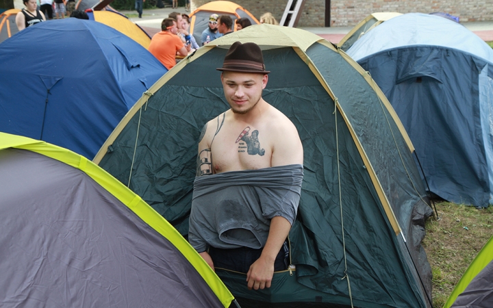 A Rockmaraton képekben- ébredés - fotó: Sándor Judit