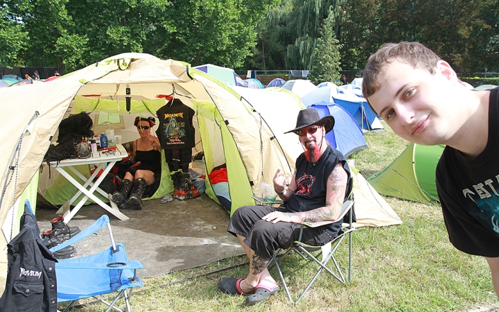 A Rockmaraton képekben- ébredés - fotó: Sándor Judit
