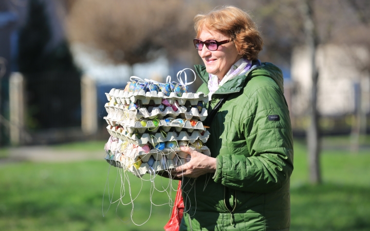 A kertvárosi tojásfa – civil összefogással - fotó: 
