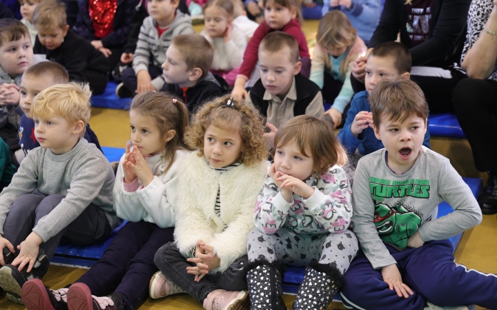 Joulupukki a Béke városrészben - fotó: 