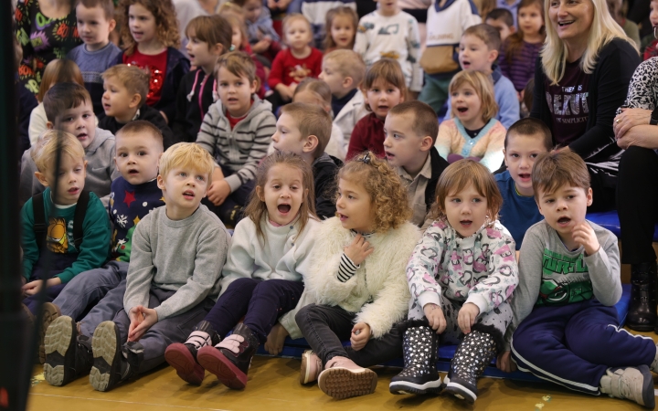 Joulupukki a Béke városrészben - fotó: 