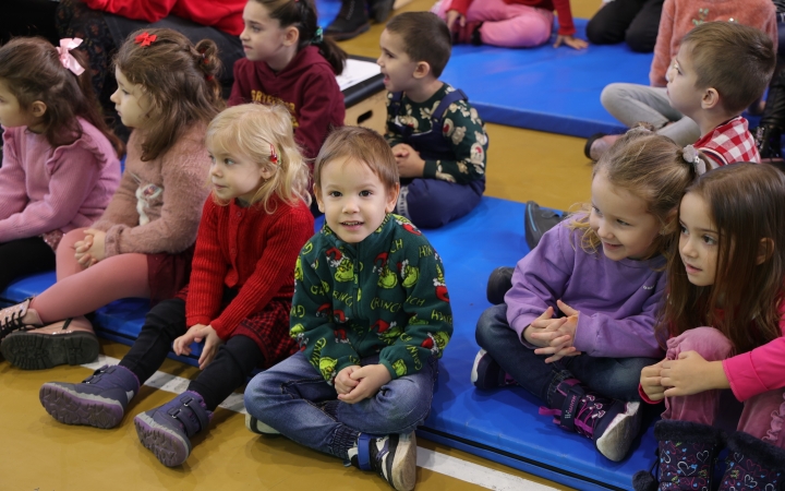 Joulupukki a Béke városrészben - fotó: 