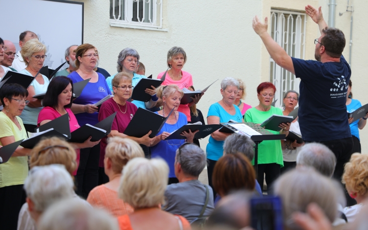 Parádés koncert a múzeumkertben - fotó: 