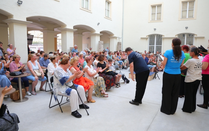 Parádés koncert a múzeumkertben - fotó: 