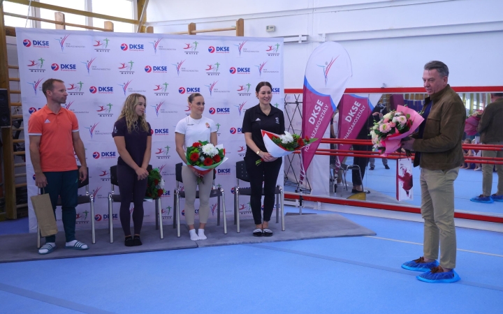 Tornászok köszöntése a világbajnokság után (2025) - fotó: 