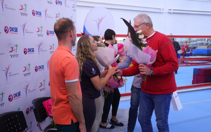 Tornászok köszöntése a világbajnokság után (2025) - fotó: 