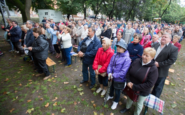 Böjte Csaba Dunaföldváron - fotó: Ónodi Zoltán