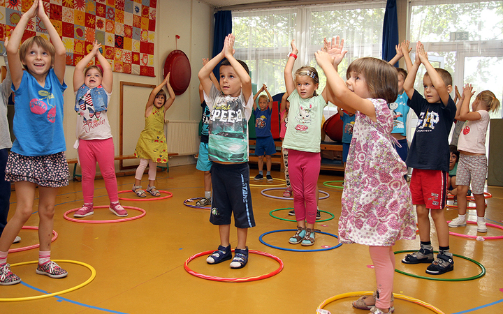 Labda Banda a Napsugár oviban - fotó: Sándor Judit