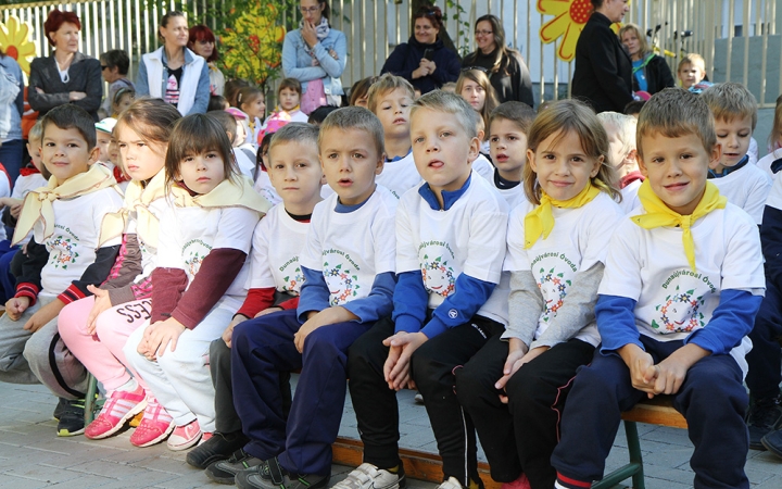 Ovi-Foci - műfüves pályát kaptak az ovisok - fotó: Sándor Judit