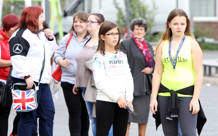 Élet-Stílus - egy nap a sportról és egészségről a Városháza téren - fotó: Sándor Judit