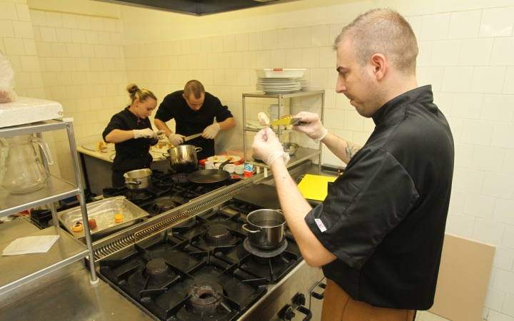Mesterszakács vizsga a Fészekben - fotó: Ónodi Zoltán