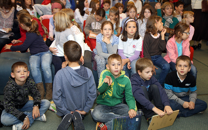 Mesenap a könyvtárban - fotó: Sándor Judit