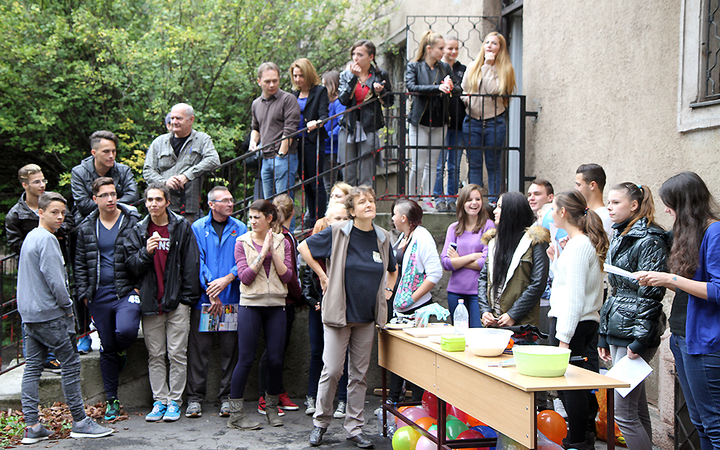 Gólyaavató a Rostiban - fotó: Sándor Judit