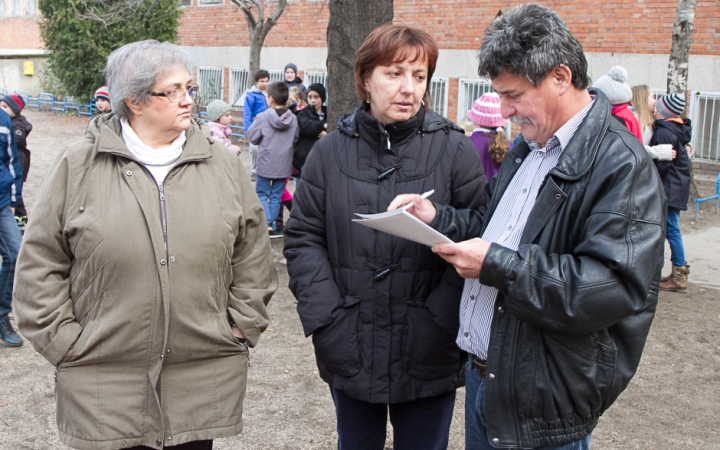 Játszótér a Petőfiben - fotó: Ónodi Zoltán
