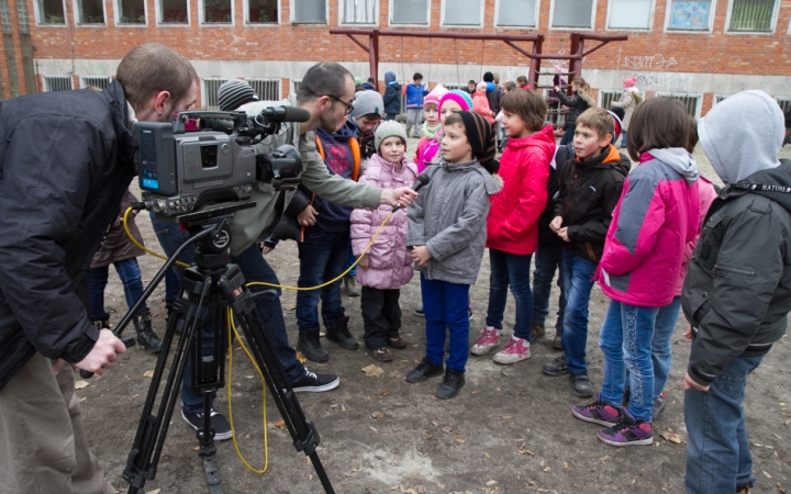 Játszótér a Petőfiben - fotó: Ónodi Zoltán