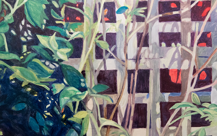 Füves képek a Bartók aulájában - fotó: Ónodi Zoltán