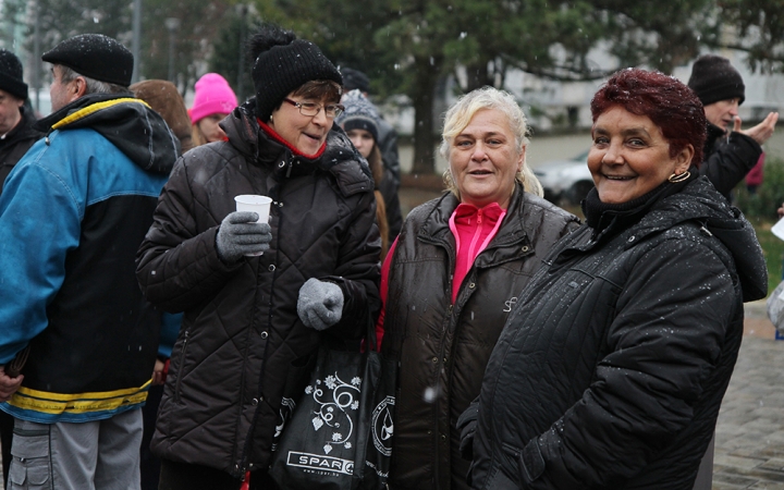 Kolbászfesztivál a Városháza téren - fotó: Sándor Judit