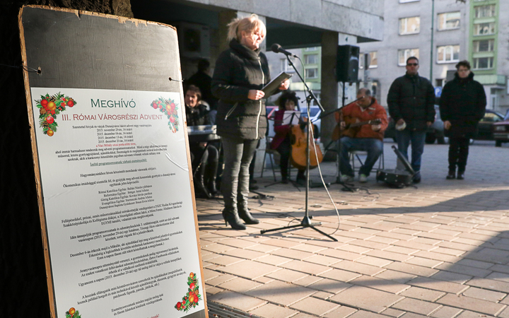Advent első vasárnapja a Rómain - fotó: Ónodi Zoltán