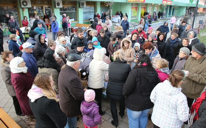 Advent első vasárnapja a Rómain - fotó: Ónodi Zoltán