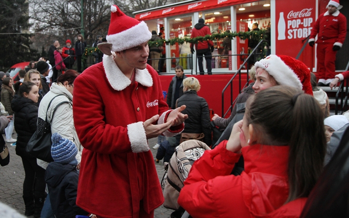 Coca-Cola Karácsonyi Karaván - Dunaújváros, 2015 - fotó: Sándor Judit