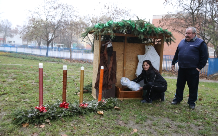 Mikulás a Római városrészi adventen - fotó: Ónodi Zoltán