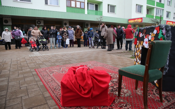 Mikulás a Római városrészi adventen - fotó: Ónodi Zoltán