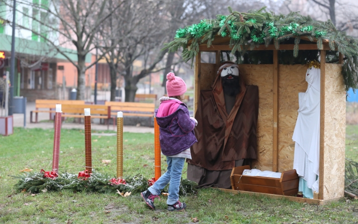 Mikulás a Római városrészi adventen - fotó: Ónodi Zoltán