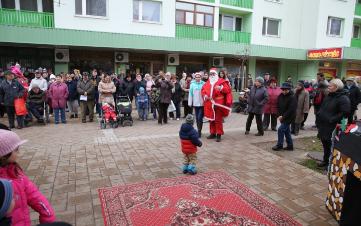 Mikulás a Római városrészi adventen - fotó: Ónodi Zoltán