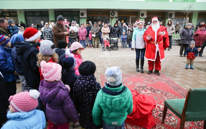 Mikulás a Római városrészi adventen - fotó: Ónodi Zoltán