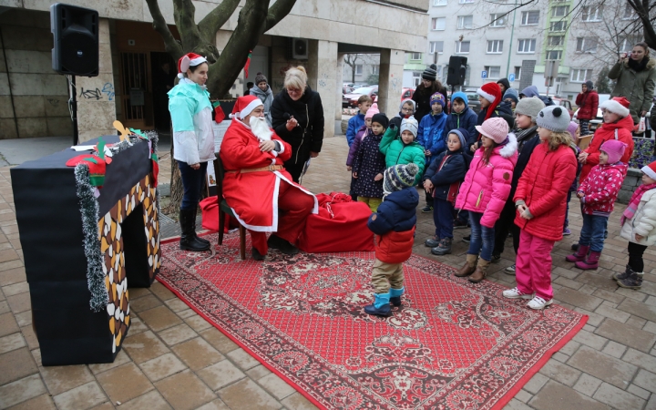 Mikulás a Római városrészi adventen - fotó: Ónodi Zoltán